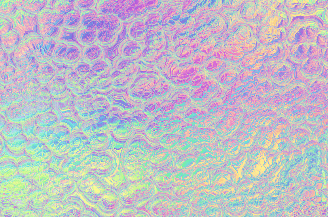 Heterogenous bubble mix