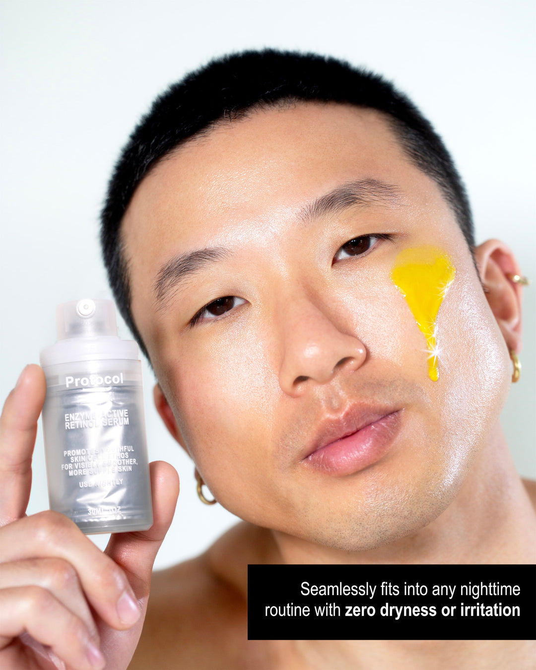 Enzyme-Active Retinol Serum & Free Treatment Product